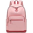 Mygreen Backpack for Teens Girls Middle High School Backpack Bookbag Casual Travel Daypack,Waterproof College Students Rucksack with Lightweight Work Bag - Pink