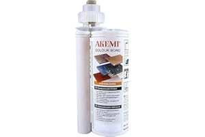 Akemi Colour Bond Farbkleber 250ml, grau CC 1830 I 2-Komponentenkleber zur nahtlosen Verklebung von Kunststein, Naturstein- und Keramikplatten im Innenbereich – 12922