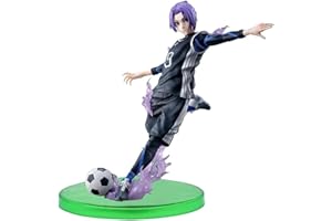 Epitome Blue Lock Anime Figur Seishiro Nagi/Reo Mikage/Isagi Yoichi/Bachira Meguru Actionfiguren Kicking Position PVC Modell Statue Ornamente Desktop Collection Geschenke Fans (Reo Mikage)