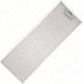 EHLA Filtre SIEMENS UYUMLU - BOSCH UYUMLU - FRANKE UYUMLU DAVLUMBAZ ASPİRAT&Ouml;R 18,6 x 51,5 CM AL&Uuml;MİNYUM FİLTRESİ (Al&uuml;minyum)