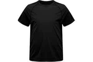 Fldy Kinder Mädchen Sport Tshirt Kurzarm Schnelltrocknendes Laufen Workout Yoga Top Atmungsaktiv Regular Fit