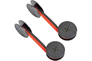 BANJIABB 2er Pack Farbband Für Schreibmaschine,Farbband Schreibmaschine,Farbband Schreibmaschine Olympia,Kompatibel Mit Klassischen,Farbband Doppel Spule Schreibmaschinen Farbband Jeweils 7 Meter