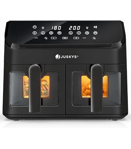 Friteuse Sans Huile Air Fryer 2 Compartiments 10l XXL