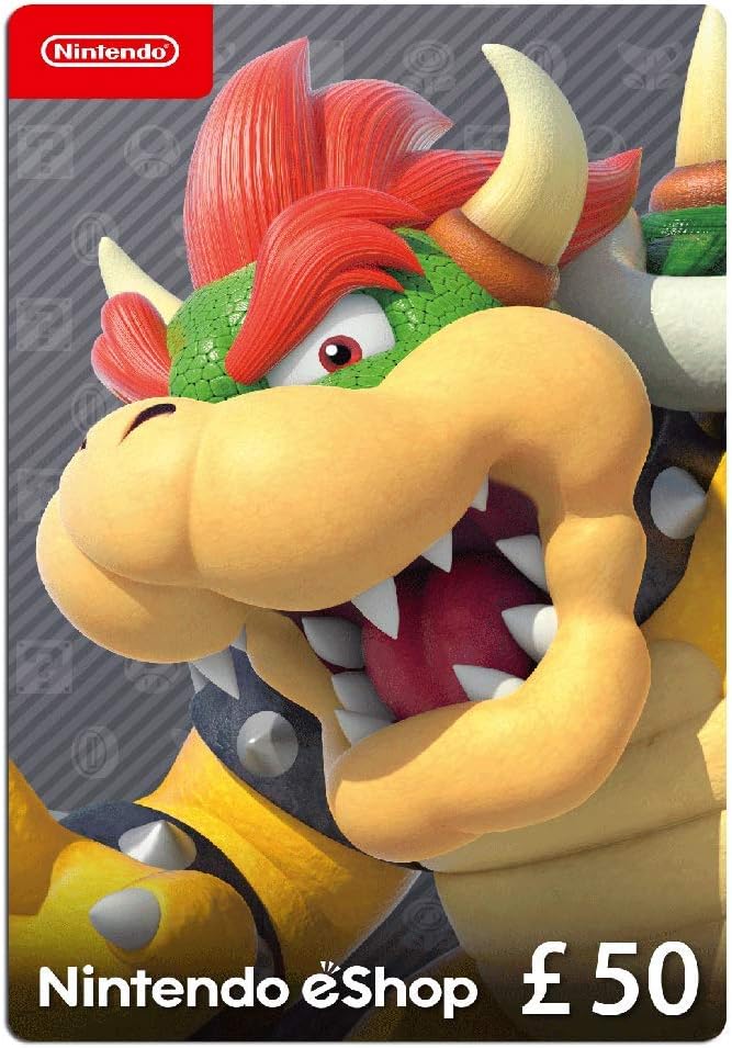 Nintendo eShop Card | 50 GBP voucher | Download Code | UK only | Switch