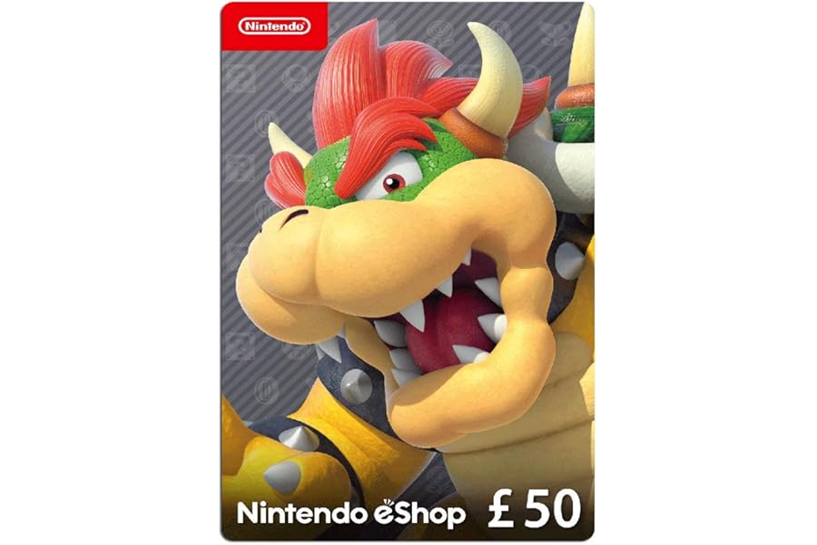 Nintendo eShop Card | 50 GBP voucher | Download Code | UK only | Switch