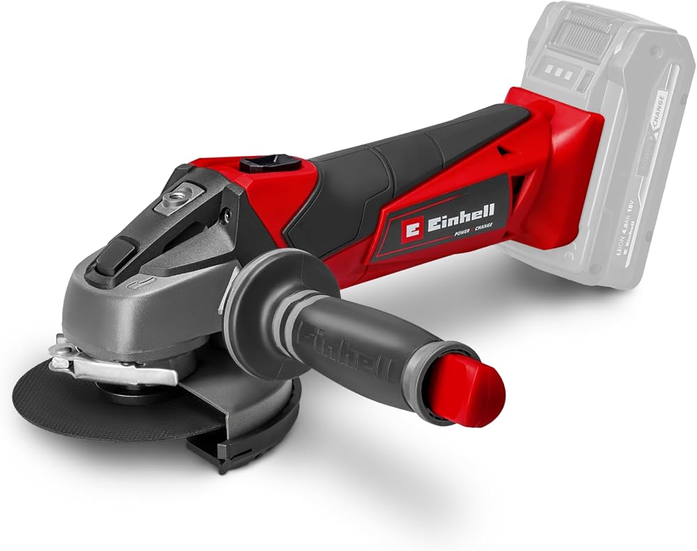 Einhell Akülü Avuç Taşlama Makinesi TE-AG 18/115 Li-Solo 4431110 | PXC | 18 V | Ø 115 mm | 28 mm kesme derinliği | yumuşak başlatma | kesme diski dahil değildir | akü hariç
