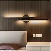 LEGACY Sare Aplik Modern Tasarım Siyah Renk G&uuml;n Işığı Ledli Banyo - Mutfak - Salon Led Duvar Aplik Siyah