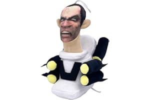 Super JAKES Skibidi Toilet Plush,11" Skibidi Toilet Titan Speakerman Plush Titan TV Man Plush Stuffed Animal Toys for Fans and Friends Birthday Gifts(Red)