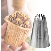 Siliko World Krema Duyu B&uuml;y&uuml;k Boy Pasta Duyu Paslanmaz &Ccedil;elik + 4 Adet Şanti Torbası