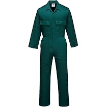 Salopette Da Lavoro Professionale K&G ARDCT H8404, 100% Cotone 260g/m², Grigio, Con Tasche E Rifrangenti