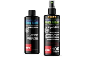 iXtral® dusch + fönster glasförsegling rengöring permanent 2-i-1 set med nanoglasrenare för lotuseffekt pärleeffekt mot kalk och smuts, inte för akrylglas