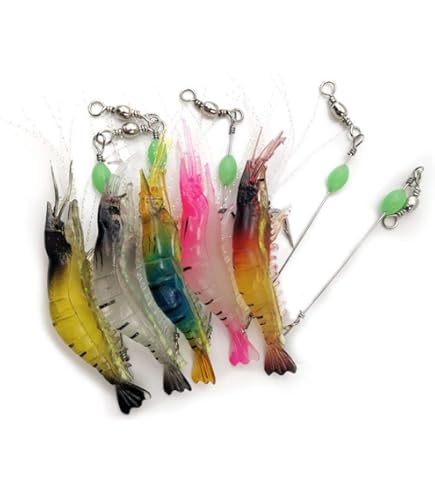 Lot De 10 Leurres De Pêche En Plastique Souple Et Réaliste