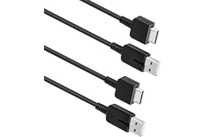 Mcbazel Lot 2 Câbles de Données Chargeur PS Vita Remplacement Câble de Chargeur USB compatible avec Sony Playstation Vita, PSVita 1000-1,2 m