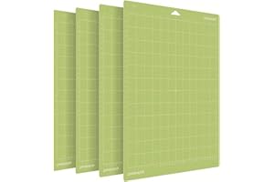 MAYTING 4PCS Tappetini da Taglio per Cricut, Tappetini di Ricambio per Cricut Explore Air 2/Air/One/Maker, (StandardGrip, LightGrip, StrongGrip, FabricGrip) 12x12 Pollici Tappetino Resistente per Cricut (B)