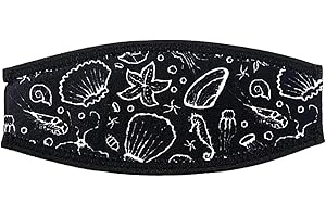 Ronyme Correa para máscara de Buceo y esnórquel, Envoltura Protectora Ligera para el Cabello, Accesorios Deportivos Impermeables duraderos, tamaño 20cm x