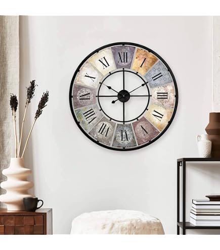FLEXISTYLE Moderne Wanduhr Schmetterling | Ø 30 Cm, 3D Design, Stille Uhr | Für Wohnzimmer & Kinderzimmer