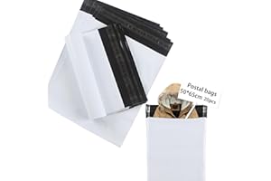 huruirui 50x65cm/20PCS Grande Bolsas para Envios Plastico Blickdicht Selbstklebend Sobres Envios Paquetes Ropa Versandtüten für Kleidung Logistikverpackungen Transport Schuhbeutel