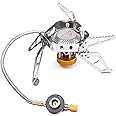 Fire-Maple FMS-125 Portable Camping Gas Stove | 3240W Mini Foldable Backpacking Cooking Burner with Piezo Ignition | Bushcraft Traveling Trekking Outdoors