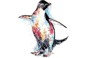 WACYDSD Malen Nach Zahlen Tanzender Pinguin DIY Einzigartiges Geschenk Handgemaltes Ölgemälde Für Hauptwanddekor Kunstwerke Frameless