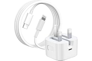 FiveBox iPhone PD Fast Charger, [MFi Certified], iPhone Charger PD 20W 3.0 USB C Quick Charger Plug and 1M USB C Quick Charging Cable, C-Type Wall Quick Charger, Compatible with iPhone 14/13 /12/11