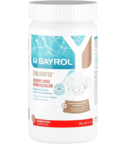 Bayrol Désalgine Jet 1L, Algicide Non moussant, Ultra concentré, sans