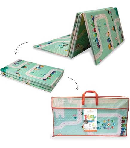 Tappeto Puzzle Eva E Moquette Kiokids Rosa - 4 Pezzi 60x60 Cm, Totale 121x121 Cm, Morbido, Isolante, Per Area Giochi Bambini