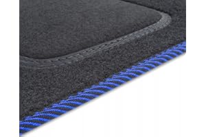 ‎M MOTOS M MOTOS Velours Standard fussmatten Auto kompatibel mit Opel Insignia A I 2009-2017 - Standard, Gewebt, Blau fußmatten Auto - Erleben Sie neuen Fahrkomfort mit einem Velours- Auto fußmatten Satz für