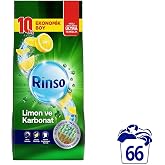 Rinso Toz &Ccedil;amaşır Deterjanı Limon ve Karbonat Renkliler ve Beyazlar İ&ccedil;in 10 KG