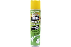 K-O CIDE K-OCIDE - Laque Anti-Punaises et Punaises de Lit - Invasions - Foudroyant - Contre les Piqûres - 300 ml