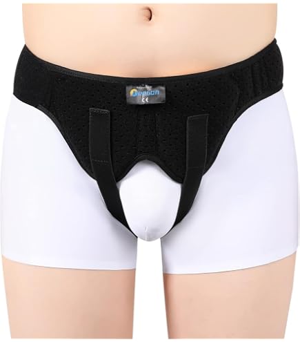 Boxer Homme De Soutien Pour Hernie Inguinale - Noir, Marque Pavis - Neuf