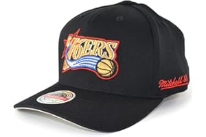 Mitchell & Ness NBA Classic Red Eazy Snapback Cap Philadelphia 76ers Black, Negro , Talla única