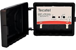 Amplificador de mástil Tecatel Máx 30dB, UHF LTE