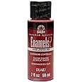 Folkart Enamel Gloss Acrylic Paints Lipstick Red
