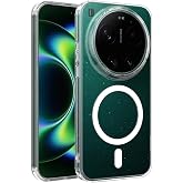 Microsonic Xiaomi 17 Ultra i&ccedil;in Kılıf MagSafe Clear Sararmaz Şeffaf [17 Ultra ile Uyumlu Kılıf - Şeffaf]
