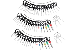 Rtopsu 60 STK Auspinnwerkzeug KFZ Set, Auspinwerkzeug Kfz, Terminal Entfernung, Pin Werkzeug zum Stecker, Auto Entriegelungswerkzeug, für Meisten Steckverbinder