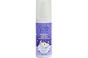 Childs Farm SlumberTime Schlafnebel, Lavendel und Mondmilch, geeignet für Babys mit trockener, empfindlicher und zu Ekzemen neigender Haut, 100 ml