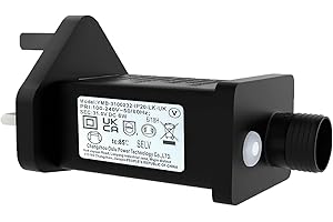 NOJGAC 31V Transformer Plug, LED Transformer Power Supply Adapter with 8 Modes & 6 Hour Timer, IP20 for Fairy Lights Power Supply, Christmas Lights, Net Lights, Icicle Lights