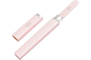 Malva Belle Best Crystal Glass Nail File – Long Lasting Double Sided Tempered Glass File – Professional Salon Manicure/Pedicure Filing Tool for Natural Nails - Light Pink (2 mm)