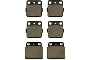 SOMMET Motorcycle front + rear brake pads for Suzuki LT-Z 400 (2003-2012)