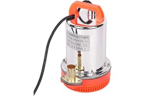 SHYLIYU Pompa Ad Acqua Sommergibile DC 12V Pompa Ad Immersione a Energia Solare 130W 3000L/H Pompa di circolazione per Pulita Di Nuoto Piscina Giardino Stagno Flood Elettropompa etc