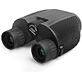 TS WITH TECHSUN 12X25 HD Portable Binoculars 1000m Long Distance Hunting and Tourism BAK 4 Prism FMC Spotting Scope Wide Angle Telescope for Outdoor Bird Watching, Sightseeing Wildlife - 1Pcs