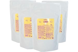 Lievito Nutrizionale Sapore di Formaggio 1kg nut&me | Lievito in Polvere | Sapore di Parmigiano Reggiano | Alto in Proteine | Fonte di Ferro | Vegan | Low carb | Pack 4 x 250 gr