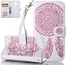 Produktbild Roreike Galaxy J7 2017 Handyhülle (5,5Zoll)Europäische Version Leder Silikon Tasche Flip Case Cover Schutzhülle Handytasche Etui Schale im Bookstyle mit Standfunktion und Brieftasche Funktion Kartenfach und Magnetverschluss im Retro Windspiele Geprägt Design