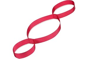 BIGCHEER Schlaufe - Dehnungsband Stretching - Yogagurt für Yoga Pilates & Faszien Training - insgesamt ca. 75cm lang - 3,8cm breit - Dehnhilfe + Nachhaltige Schmerztherapie & Engpassdehnung -100% Baumwolle