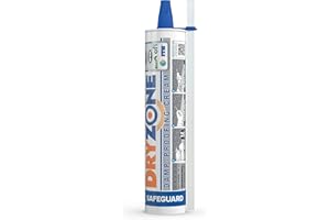 Dryzone Traitement Remontées Capillaires 1 x 310ml – Injection Murale Anti-Humidité – Barrière d’Étanchéité – Protection 20 Ans