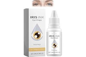 YANOBIA Zakdavi Irisink Pro Eye Drops, Natural Eye Drops for Dry Eyes, Make Your Eyes More Agile and Vibrant, Lighten & Brighten Your Eye Color (Honey)