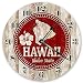 Produktbild Hogan12ilde 12" Hawaii Aloha Stamp Clock State Clock Living Room Clock Round Wall Clock Large 12" Wall Clock Home Decor
