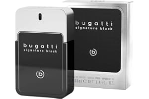 ‎BUGATTI bugatti signature black Parfüm Herren 100ml I frisches Eau de Toilette für jedes Alter mit orientalisch-würzigem Duft I zu jedem Anlass und Gelegenheit | Parfum Herren I urban, elegant, intensiv