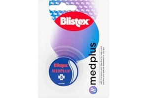 Blistex MedPlus Lip Balm Jar, Helps Soothe Dry and Chapped Lips, Multipack 7g x 5