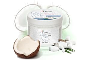 BY HANDS OF NATURE VERANA Verana Beurre de Crème Solide Pour les Mains, Pieds et les Ongles, Beurre de Karité, Cire D'Abeille, Huile de Coco, 100% Naturel, BIO, Hydrate, Nourrit, Aide les Talons Crevassés 200g (Сoco)